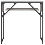 Console table with Sonoma grey engineered wood shelf 75x30x75 cm by , Side tables - Ref: Foro24-837800, Price: 39,85 €, Disco...