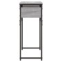 Console table with Sonoma grey engineered wood shelf 75x30x75 cm by , Side tables - Ref: Foro24-837800, Price: 39,85 €, Disco...