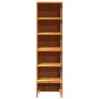 Solid pine wood shoe cabinet in brown wax finish 28x30x104 cm by , Shoe racks and shoe organizers - Ref: Foro24-837390, Price...