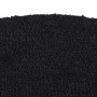 Semicircular black coconut fiber doormat 50x80 cm by , Doormats - Ref: Foro24-155575, Price: 39,37 €, Discount: %