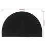 Halbrunder Fußabtreter aus schwarzem Kokosfasern 50x80 cm von , Fußmatten - Ref: Foro24-155575, Preis: 38,45 €, Rabatt: %