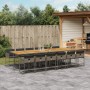 Garten-Essgruppe mit 13-teiligen Kissen aus grauem synthetischem Rattan. von , Gartensets - Ref: Foro24-3211310, Preis: 1,00 ...