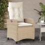 Garten-Liegestühle mit beigen Kissen, 2 Stück, aus PE-Rattan. von , Gartenstühle - Ref: Foro24-365220, Preis: 255,88 €, Rabat...
