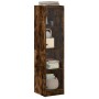 Aparador con puertas de vidrio roble ahumado 35x37x142 cm by , Sideboards - Ref: Foro24-836438, Price: 92,98 €, Discount: %