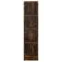 Aparador con puertas de vidrio roble ahumado 35x37x142 cm by , Sideboards - Ref: Foro24-836438, Price: 92,98 €, Discount: %