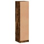 Aparador con puertas de vidrio roble ahumado 35x37x142 cm by , Sideboards - Ref: Foro24-836438, Price: 92,98 €, Discount: %