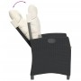 Set de comedor de jardín 9 pzas y cojines ratán sintético negro von , Gartensets - Ref: Foro24-3212705, Preis: 1,00 €, Rabatt: %