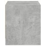 Mesita de noche con puerta de vidrio gris hormigón 35x37x42 cm von , Nachttische - Ref: Foro24-836349, Preis: 32,36 €, Rabatt: %