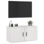 Mueble para TV de pared blanco brillante 80x34,5x40 cm von , TV-Möbel - Ref: Foro24-816626, Preis: 44,48 €, Rabatt: %