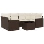 Juego de sofás de jardín 7 piezas con cojines ratán PE marrón von , Gartensets - Ref: Foro24-3218713, Preis: 444,20 €, Rabatt: %