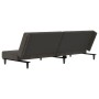 Sofá cama de 2 plazas terciopelo gris oscuro von , Sofas - Ref: Foro24-375733, Preis: 239,63 €, Rabatt: %