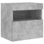 Muebles TV pared con LED 6 pzas madera ingeniería gris hormigón von , TV-Möbel - Ref: Foro24-3216735, Preis: 204,64 €, Rabatt: %