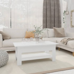 Mesa de centro madera de ingeniería blanca 102x55x42 cm de , Mesas de centro - Ref: Foro24-810253, Precio: 66,70 €, Descuento: %