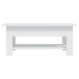 Mesa de centro madera de ingeniería blanca 102x55x42 cm von , Couchtisch - Ref: Foro24-810253, Preis: 66,70 €, Rabatt: %