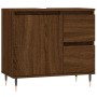 Armario de baño madera contrachapada marrón roble 65x33x60 cm von , Badezimmerwaschtische - Ref: Foro24-831603, Preis: 59,86 ...
