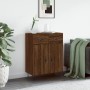 Aparador de madera de ingeniería marrón roble 69,5x34x90 cm von , Sideboards - Ref: Foro24-827979, Preis: 89,00 €, Rabatt: %