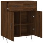 Aparador de madera de ingeniería marrón roble 69,5x34x90 cm von , Sideboards - Ref: Foro24-827979, Preis: 89,00 €, Rabatt: %