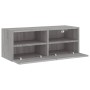 Mueble de pared TV madera de ingeniería Sonoma gris 80x30x30 cm de , Muebles TV - Ref: Foro24-836878, Precio: 51,93 €, Descue...