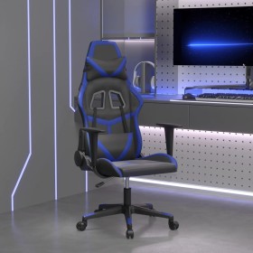 Silla gaming de masaje cuero sintético negro y azul von , Gaming-Stühle - Ref: Foro24-345423, Preis: 114,57 €, Rabatt: %