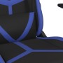 Silla gaming de masaje cuero sintético negro y azul von , Gaming-Stühle - Ref: Foro24-345423, Preis: 114,57 €, Rabatt: %