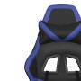 Silla gaming de masaje cuero sintético negro y azul von , Gaming-Stühle - Ref: Foro24-345423, Preis: 114,57 €, Rabatt: %