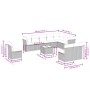 Set de sofás de jardín 11 pzas cojines ratán sintético marrón by , Garden sets - Ref: Foro24-3249652, Price: 690,35 €, Discou...