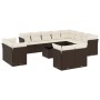 Set de sofás de jardín con cojines 13 piezas ratán PE marrón by , Garden sets - Ref: Foro24-3250382, Price: 940,27 €, Discoun...