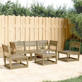Juego de sofás de jardín 5 piezas madera de pino impregnada de , Conjuntos de jardín - Ref: Foro24-3216974, Precio: 411,13 €,...