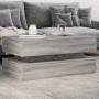 Mesa de centro con luces LED gris Sonoma 90x50x40 cm by , Coffee table - Ref: Foro24-839866, Price: 114,51 €, Discount: %