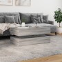 Mesa de centro con luces LED gris Sonoma 90x50x40 cm by , Coffee table - Ref: Foro24-839866, Price: 114,51 €, Discount: %