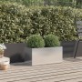 Jardinera de acero inoxidable plateado 62x30x29 cm von , Töpfe und Pflanzgefäße - Ref: Foro24-841593, Preis: 68,53 €, Rabatt: %