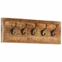 Perchero de pared con 5 ganchos madera maciza de mango von , Hut- und Garderobenständer - Ref: Foro24-358955, Preis: 58,26 €,...