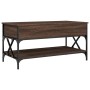 Mesa de centro madera ingeniería metal marrón 100x50x50 cm von , Couchtisch - Ref: Foro24-845360, Preis: 88,69 €, Rabatt: %