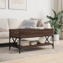 Mesa de centro madera ingeniería metal marrón 100x50x50 cm von , Couchtisch - Ref: Foro24-845360, Preis: 88,69 €, Rabatt: %