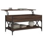 Mesa de centro madera ingeniería metal marrón 100x50x50 cm von , Couchtisch - Ref: Foro24-845360, Preis: 88,69 €, Rabatt: %