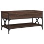Mesa de centro madera ingeniería metal marrón 100x50x50 cm von , Couchtisch - Ref: Foro24-845360, Preis: 88,69 €, Rabatt: %