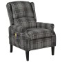 Sillón de masaje reclinable de tela gris by , Electric massage chairs - Ref: Foro24-329304, Price: 235,27 €, Discount: %