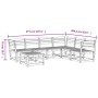 Juego de muebles de jardín 7 pzas madera de pino impregnada de , Conjuntos de jardín - Ref: Foro24-3216929, Precio: 559,82 €