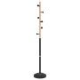 Schwarz pulverbeschichteter Kleiderständer aus Eisen 177 cm von , Hut- und Garderobenständer - Ref: Foro24-377085, Preis: 48,...