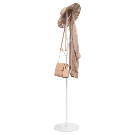 Garderobe aus Eisen mit weißer Pulverbeschichtung 177 cm von , Hut- und Garderobenständer - Ref: Foro24-377093, Preis: 49,48 ...