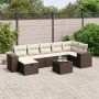 Set sofás de jardín 8 piezas y cojines ratán sintético marrón by , Garden sets - Ref: Foro24-3264469, Price: 536,47 €, Discou...