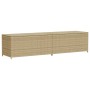 Caja de almacenaje de jardín ratán sintético beige mezcla 469L von , Aufbewahrungsboxen für den Außenbereich - Ref: Foro24-36...