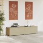 Caja de almacenaje de jardín ratán sintético beige mezcla 469L von , Aufbewahrungsboxen für den Außenbereich - Ref: Foro24-36...
