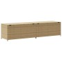 Caja de almacenaje de jardín ratán sintético beige mezcla 469L von , Aufbewahrungsboxen für den Außenbereich - Ref: Foro24-36...