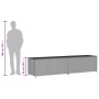 Caja de almacenaje de jardín ratán sintético beige mezcla 469L von , Aufbewahrungsboxen für den Außenbereich - Ref: Foro24-36...