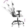 Silla gaming de masaje cuero sintético blanco y negro von , Gaming-Stühle - Ref: Foro24-345409, Preis: 120,30 €, Rabatt: %