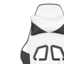 Silla gaming de masaje cuero sintético blanco y negro von , Gaming-Stühle - Ref: Foro24-345409, Preis: 120,30 €, Rabatt: %