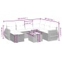 Set sofás de jardín 8 piezas y cojines ratán sintético marrón by , Garden sets - Ref: Foro24-3264159, Price: 539,78 €, Discou...