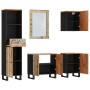5-teiliges Badmöbel-Set aus massivem Recyclingholz von , Badezimmermöbel - Ref: Foro24-3200647, Preis: 423,25 €, Rabatt: %