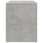 Plywood bedside table gray concrete 60x36x45 cm by , Nightstands - Ref: Foro24-816740, Price: 81,41 €, Discount: %